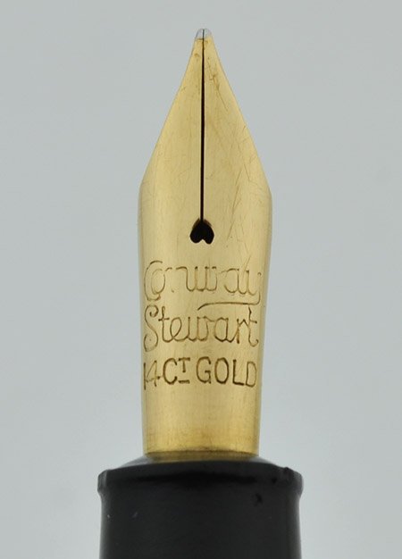 Conway Stewart 28 Fountain Pen - Tigers Eye, Flexible Fine Nib